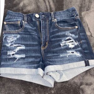 American Eagle High Waisted curvy shorts